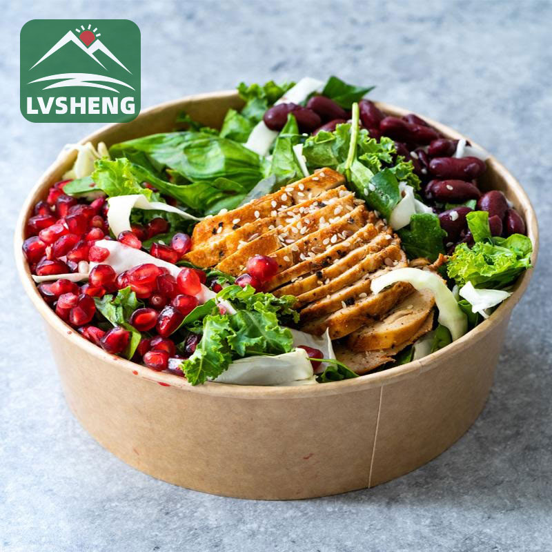 Share filastik salatin kwando tare da lids